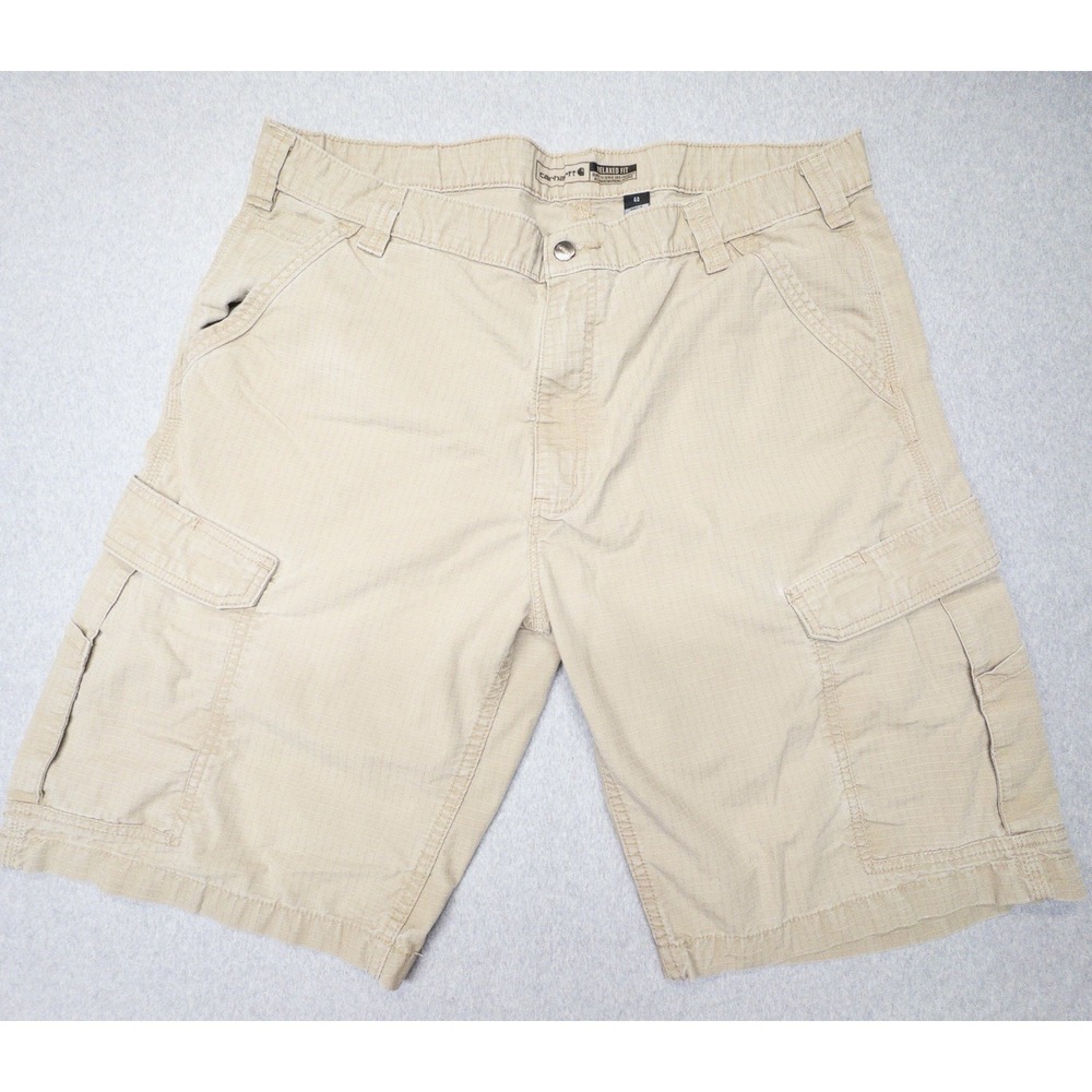 Carhartt Distressed Rip Stop Cargo Cotton Work Shorts Mens‎ 40 Outdoors Workwear
